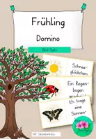 Vorschau - Spiele - Domino Frühling Bild-Satz - Deckblatt