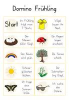 Vorschau - Spiele - Domino Frühling Bild-Satz - Seite 1