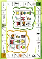 Vorschau - Stationenlernen - Jahreszeiten und Monate – Bingo-Brettspiel - Seite 2