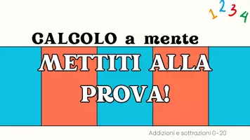 anteprima - Esercizi - MATEMATICA Quiz Calcolo a mente - Pagina di copertina