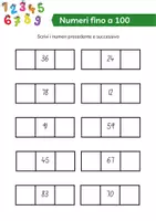 anteprima - Esercizi - MATEMATICA Numerazione_Prima e Dopo - Pagina 1