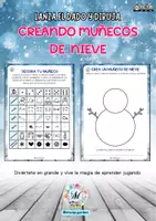 Vista previa - Manualidades / Dibujos para colorear - Lanza el dado y dibuja tu muñeco - Portada