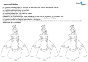 Vorschau - Arbeitsblätter - Lesen und Malen - Sparpaket #homeschooling - Seite 2