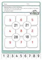 Vorschau - Arbeitsblätter - Sumdoku - Kopfrechnen und Knobeln Addition 7 - Seite 2