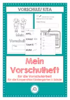 Vorschau - Stundenentwürfe - Vorschulheft. Übungsheft für den Kindergarten und die Vorschularbeit - Deckblatt