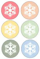 Vorschau - Spiele - Kreisspiel Schneeflocken Winter - Freebie - kostenlos - Seite 2