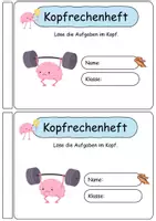 Vorschau - Arbeitsblätter - Kopfrechnen 1 000er Zahlenraum: Addition & Subtraktion (Grundrechenarten) - Seite 1