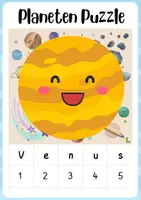 Vorschau - Spiele - Zählen mit Planeten Puzzle 🚀🌍🧩 - Seite 3