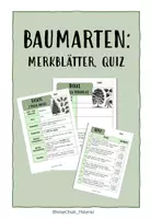 Vorschau - Arbeitsblätter - MATERIALPAKET: BAUMARTEN + JAHRESZEITEN - Deckblatt
