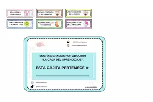 Vista previa - Juegos / Gamificación - Caja del aprendizaje: Fracciones - página 1