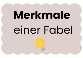 Vorschau - Poster - Materialpaket Fabel - Merkmale und Fabeltiere Tafelbilder - Seite 2