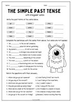 Vorschau - Arbeitsblätter - IRREGULAR VERBS Worksheets (Past Simple) - Seite 3