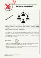 Vorschau - Arbeitsblätter - Materialpaket Social Media for youth good or bad EF - Seite 3