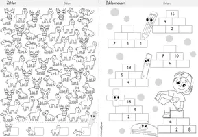 Vorschau - Arbeitsblätter - Wochenheft Mathe 5 (Zahlenraum 20) - Seite 2