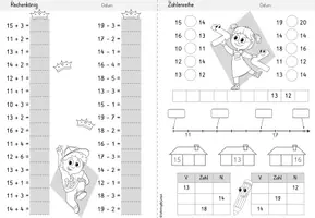 Vorschau - Arbeitsblätter - Wochenheft Mathe 5 (Zahlenraum 20) - Seite 3