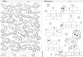 Vorschau - Arbeitsblätter - Wochenheft Mathe 12 (Zahlenraum 20) - Seite 2