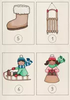 Vorschau - Arbeitsblätter - Winterlicher Rechenspaziergang, 1. Klasse - Seite 2