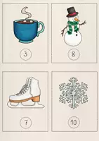 Vorschau - Arbeitsblätter - Winterlicher Rechenspaziergang, 1. Klasse - Seite 3