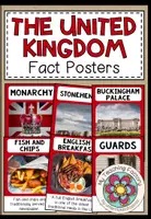 Vista previa - Tarjetas / Manipulativos - THE UNITED KINGDOM - Fact Posters - Portada