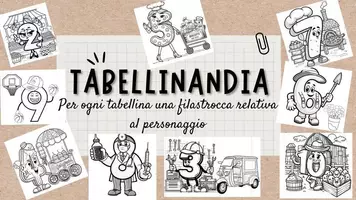 anteprima - Materiale di supporto/inclusione - tabelline - Pagina di copertina