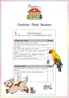 Vorschau - Arbeitsblätter - Haustiere: Plakat-Checkliste & Kriterien - Sachunterricht - Kl. 2 - Deckblatt