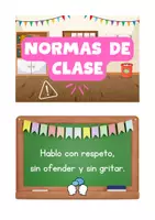Vista previa - Refuerzo / NEE / Materiales de apoyo - NORMAS DE CLASE - Portada