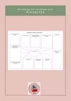 Vorschau - Arbeitsblätter - Mindmap zur Analyse von Kurzprosa - Deckblatt