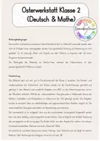 Vorschau - Arbeitsblätter - Frühlings- und Osterwerkstatt Deutsch & Mathe (Klasse 2) - Seite 3