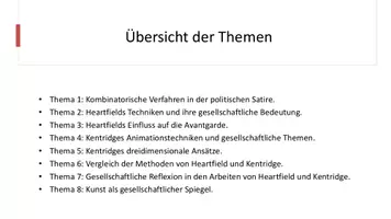 Vorschau - Präsentationen/Tafelbilder - Heartfield und Kentridge im Dialog - Künstlerische Verfahren - Seite 1