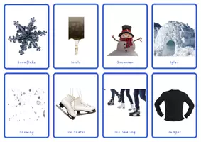 anteprima - Flashcard - My Winter Flashcards - Pagina 2