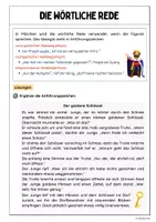 Vorschau - Arbeitsblätter - Die wörtliche Rede in Märchen (Übungsaufgaben) - Seite 3