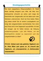 Vorschau - Arbeitsblätter - Escape Room - Längen (5 Rätsel) - Seite 1