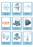 Vista previa - Hojas de trabajo - Propuestas de infantil - invierno - página 1