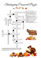 Vorschau - Arbeitsblätter - Thanksgiving - Puzzles and reading - Seite 3