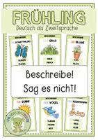 Vorschau - Spiele - FRÜHLING Beschreibe! / Sag es nicht! - Deckblatt