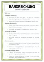 Vorschau - Arbeitsblätter - FRÜHLING Nebensätze bilden - Seite 1