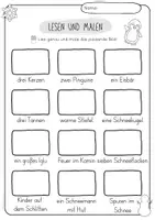 Vorschau - Arbeitsblätter - Winter - Leseblätter - Leseübungen Klasse 1 - Seite 2