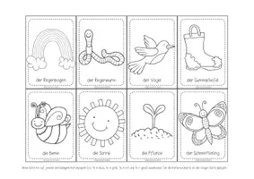Vorschau - Arbeitsblätter - FRÜHLING (wachsendes) Materialpaket (Deutsch/DaZ) - Seite 2