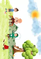 Vorschau - Arbeitsblätter - Wimmelbild „ei“ (Erste Wörter mit „ei“ schreiben) - Seite 2