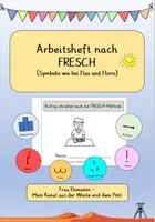 Vorschau - Arbeitsblätter - Arbeitsheft Rechtschreibung nach FRESCH mit Symbolen - Deckblatt