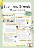 Vorschau - Merkblätter - Strom und Energie - Wissenskartei - Deckblatt