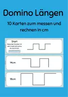 Vorschau - Spiele - Domino Längen messen und berechnen - Deckblatt