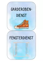 Vorschau - Poster - Klassendienste (quadratisch) - Classroom Management - Seite 2