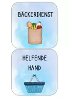 Vorschau - Poster - Klassendienste (quadratisch) - Classroom Management - Seite 3