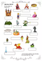 Vorschau - Arbeitsblätter - Märchen Bildwörterbuch / Erzählen / Schreiben - Seite 1
