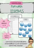 Vorschau - Arbeitsblätter - Fun with Idioms - Mix - Worksheets - Deckblatt