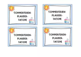 Vorschau - Bildkarten - Sommerferien Plauder-Tasche - Seite 3