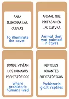 Vista previa - Decoración del aula - Abecedario Prehistoria BILINGÜE - página 2