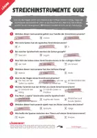 Vorschau - Arbeitsblätter - Instrumentenkunde ⎜ Multiple Choice Quiz - Streichinstrumente - Seite 2