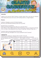 Vorschau - Arbeitsblätter - Giants Causeway Northern Ireland Writing - Grade 7 - Deckblatt